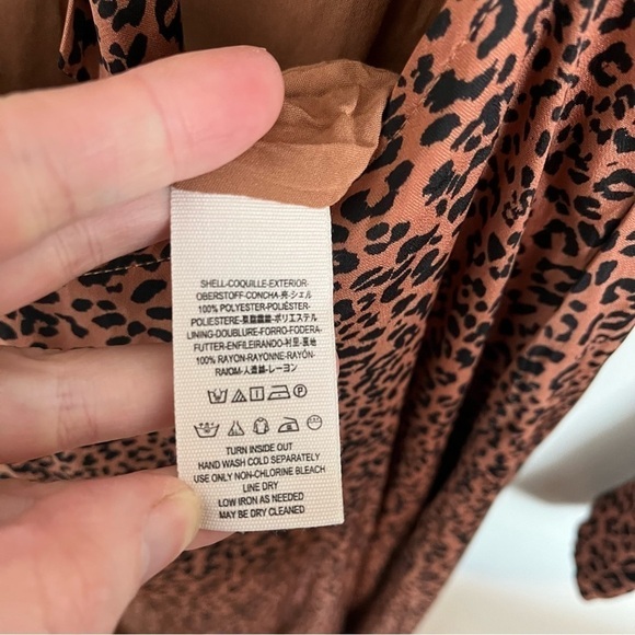 FREE PEOPLE Blogger Favorite Cocoa Loveless Leopard Midi Dress - Picture 10 of 11